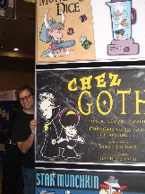 Chez Goth poster with John Kovalic
